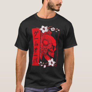 T-shirt Le visage du démon japonais Diable Oni Harajuku Ae