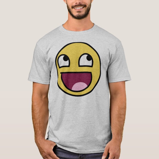 T-shirt le visage épique (Devant)