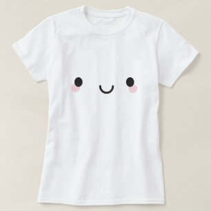 T-shirt Le visage heureux de Kawaii
