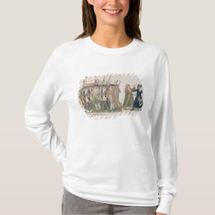 T-shirt Le voeu français 'vivent longtemps liberté ou Di