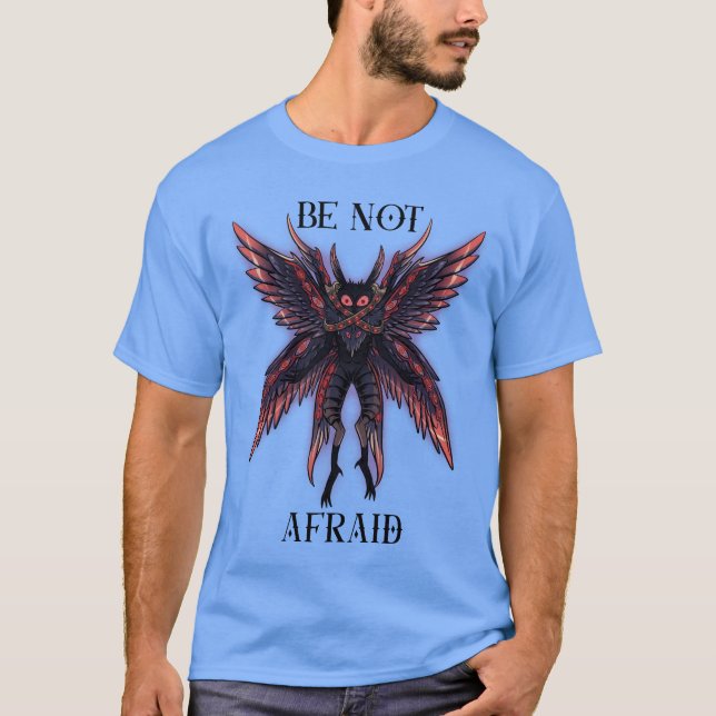 T-shirt Le vol de Mothman : Bridging the Divine (Devant)