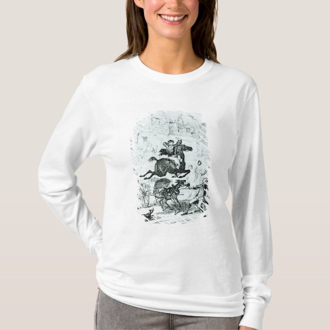 T-shirt Le vol de Turpin par Edmonton (Devant)