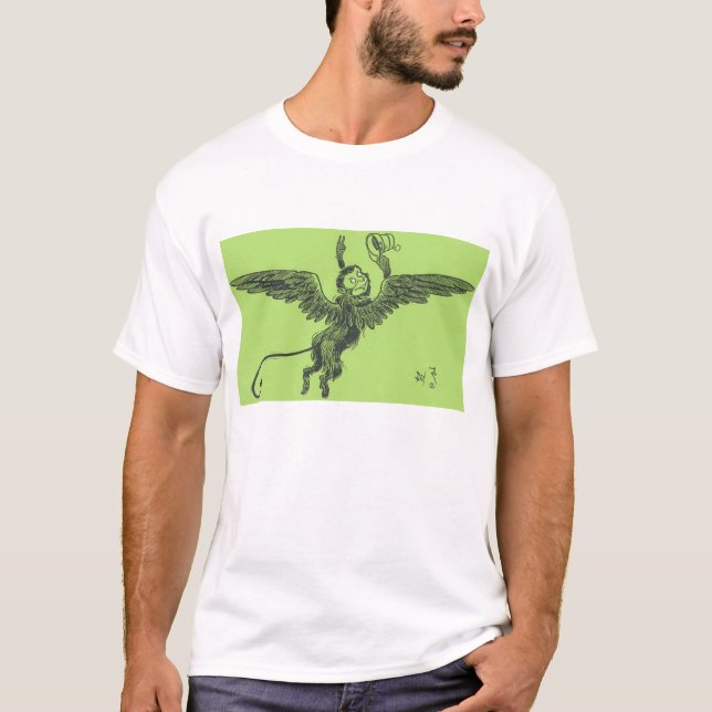 T-shirt Le vol Monkeys deux (Devant)