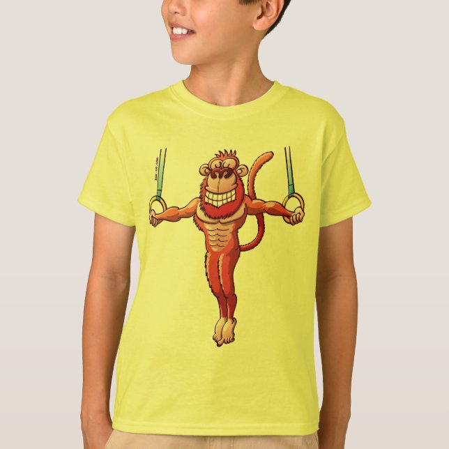 T-shirt Le vol sonne le singe (Devant)