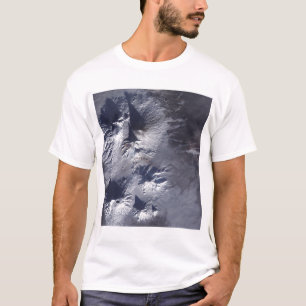 T-shirt Le volcan de Bezymianny montre une plume modeste
