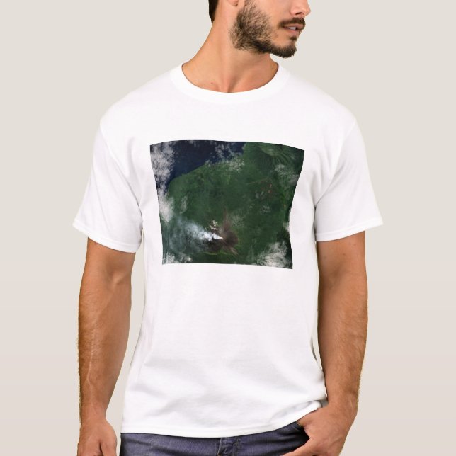 T-shirt Le volcan Ulawun du Sommet de la Nouvelle-Bretagne (Devant)