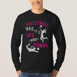 T-shirt Le volley-ball c'est Ups et Downs Apparel