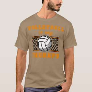 T-shirt Le volley-ball est ma thérapie