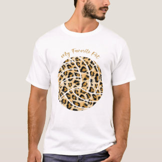 T-shirt Le volley-ball est mon animal préféré