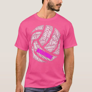 T-shirt Le Volleyball Dit Don Pour Les Filles Et