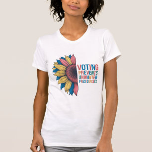 T-shirt Le vote empêche les présidences indésirables Conce