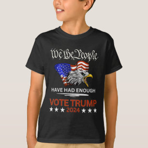 T-shirt Le Vote Républicain Trump 2024 Nous, Le Peuple, Av