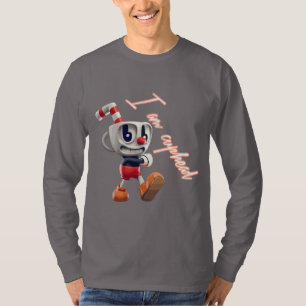 T-shirt Le voyage Animé de Cuphead