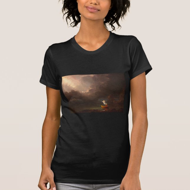 T-shirt Le Voyage de la vie d'Age Thomas Cole 1842 (Devant)