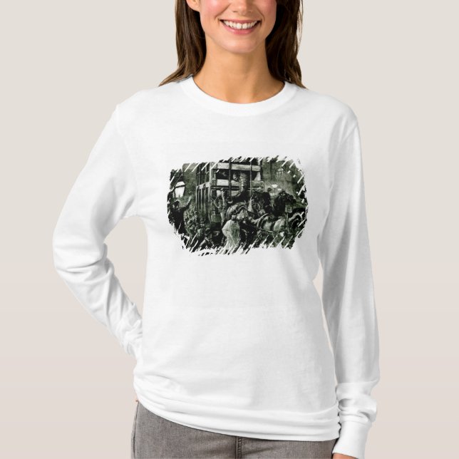 T-shirt Le voyage de l'éléphant aux docks (Devant)
