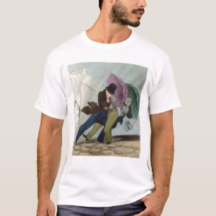 T-shirt Le voyage de parapluie, de 'Flibustiers Parisiens