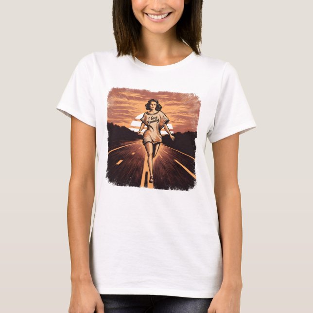 T-shirt Le voyage des femmes du sprint (Devant)