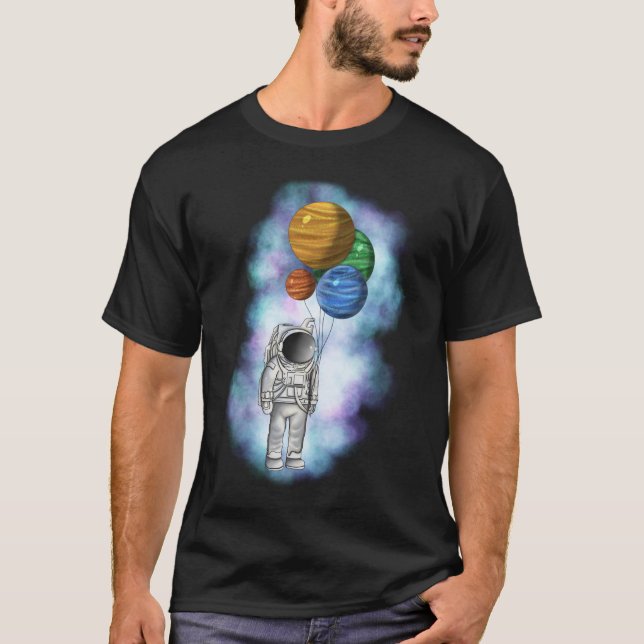 T-shirt Le Voyage Spaceman (Devant)