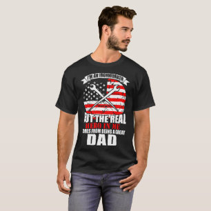 T-shirt Le vrai héros de serrurier vient dans moi étant