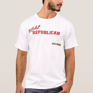 T-shirt Le vrai républicain, pas trump jamais