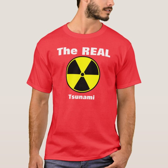T-shirt Le vrai tsunami (Devant)