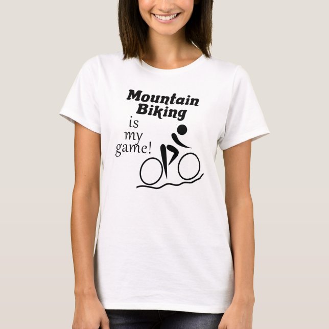 T-shirt Le VTT est mon jeu ! Femmes (Devant)