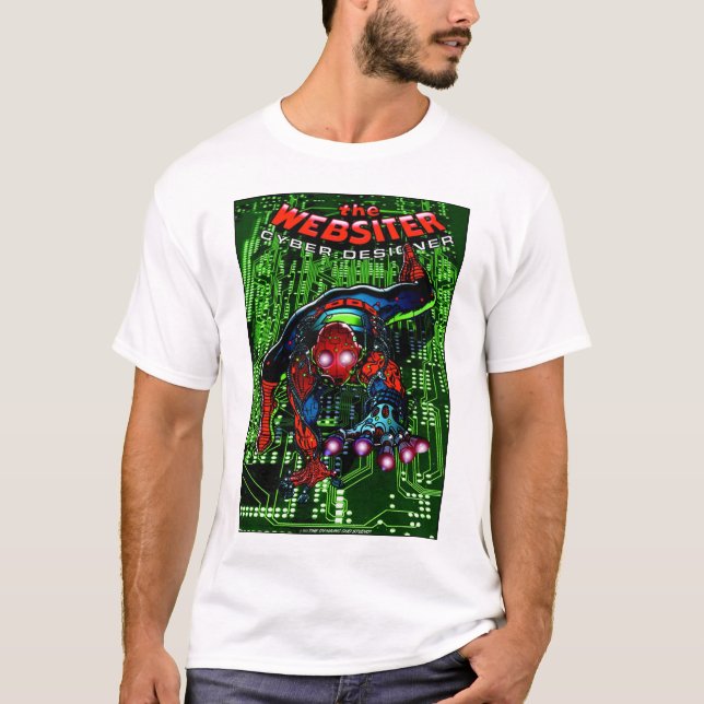 T-shirt Le Websiter - concepteur de Cyber (Devant)