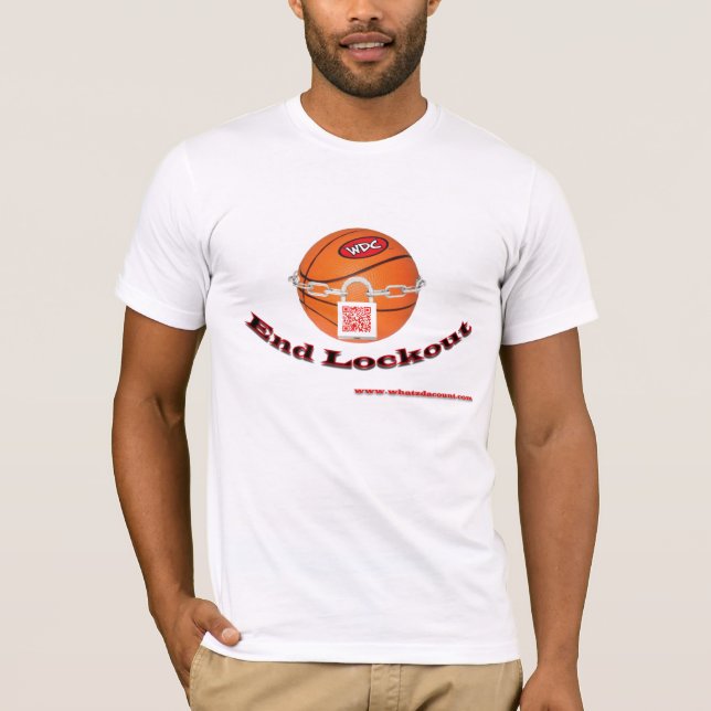 T-shirt LE ¿ WHAT'Z DA COMPTENT ? Saison de basket-ball (Devant)