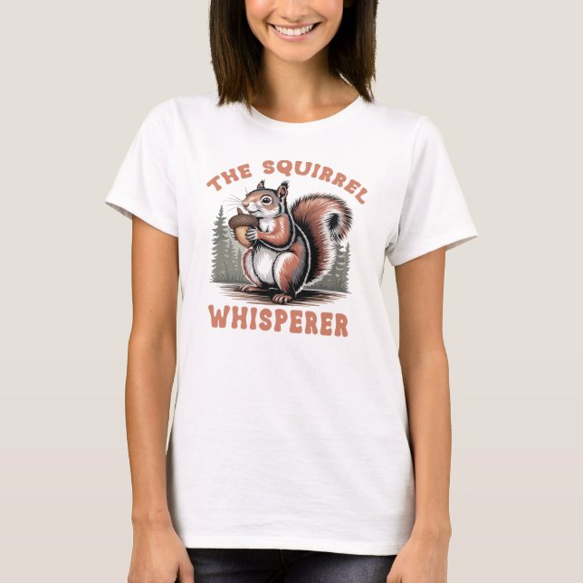 T-shirt Le Whisperer d'écureuil (Devant)