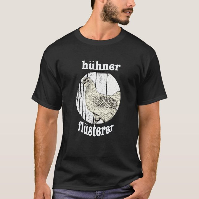 T-shirt Le Whisperer des poulets (Devant)
