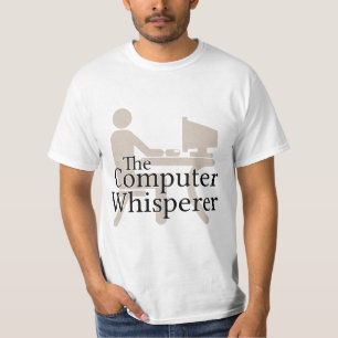 T-shirt Le Whisperer d'ordinateur