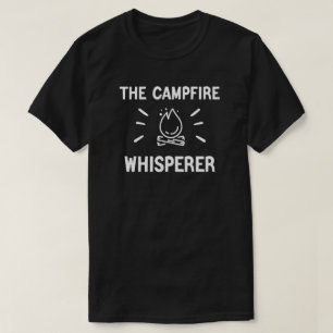 T-shirt Le Whisperer du feu de camp - La vie de camping