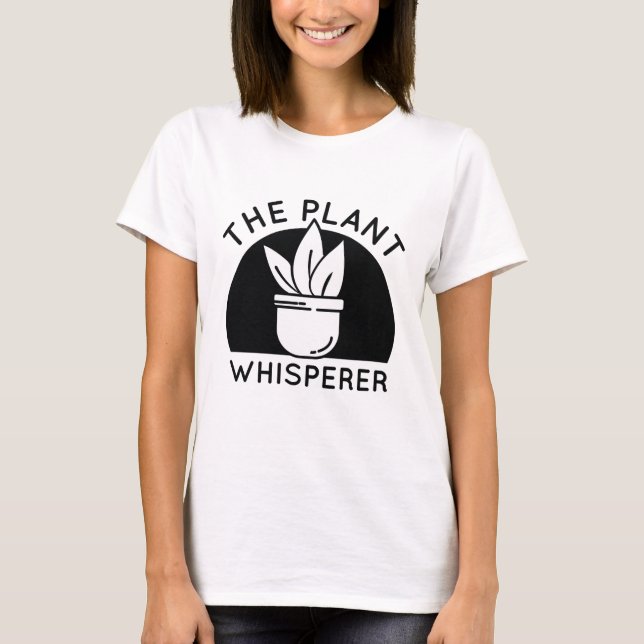T-shirt Le Whisperer Plante (Devant)
