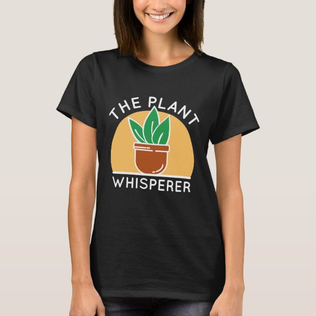 T-shirt Le Whisperer Plante (Devant)