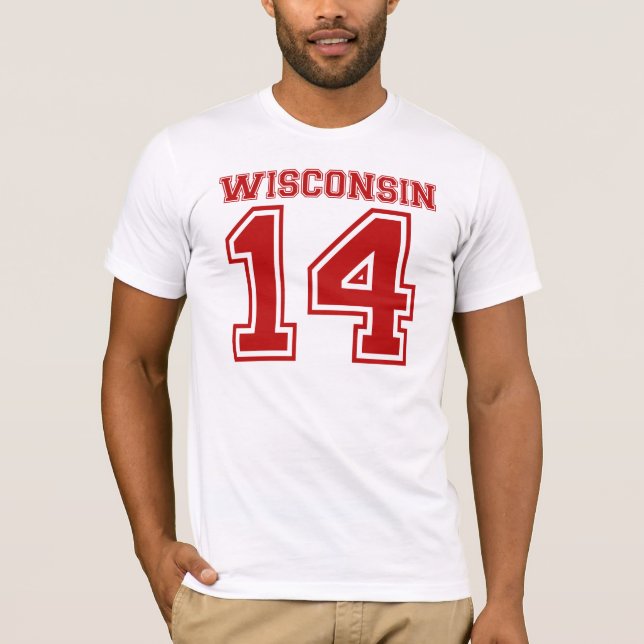 T-shirt Le Wisconsin 14 (Devant)