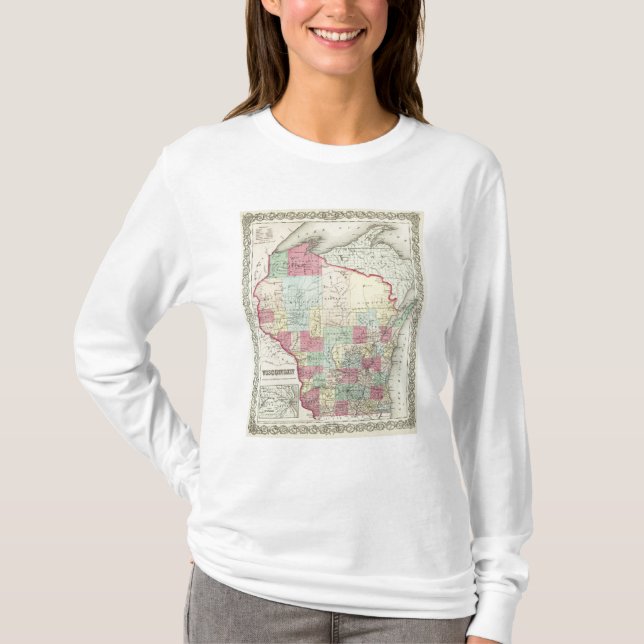 T-shirt Le Wisconsin 8 (Devant)