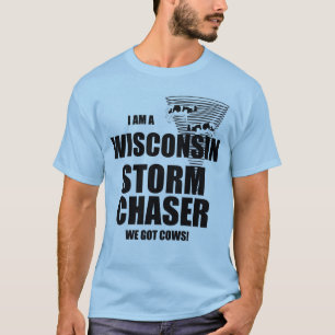 T-shirt Le Wisconsin a des vaches Tornado Storm Chaser T-s