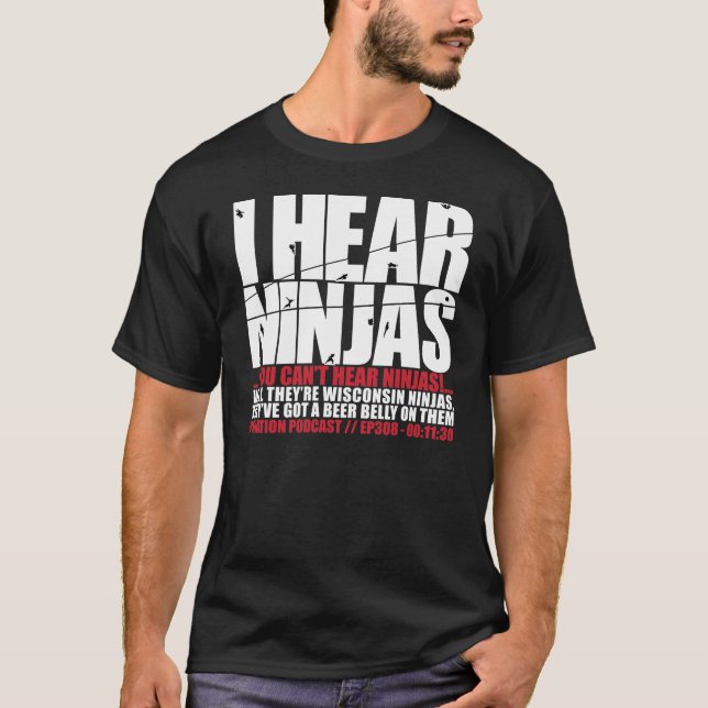 T-shirt Le Wisconsin Ninjas - avant (Devant)