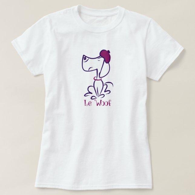 T-shirt Le Woof Doxie (Design devant)