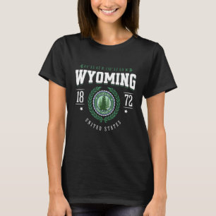 T-shirt Le Wyoming appelle et je dois aller vacances souve
