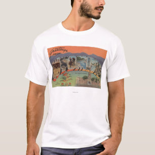 T-shirt Le Wyoming (capitale de l'État/fleur)