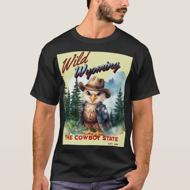 T-shirt Le Wyoming sauvage (Devant)