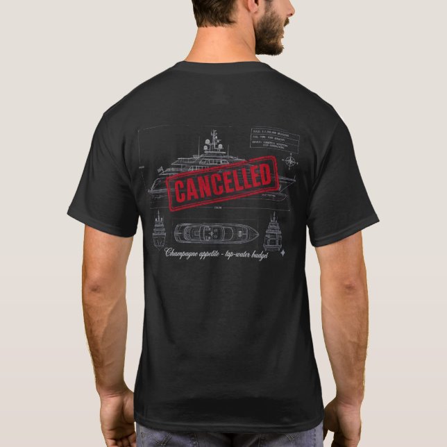 T-shirt Le Yacht Le Rêve Impossible (Édition Plan) (Dos)