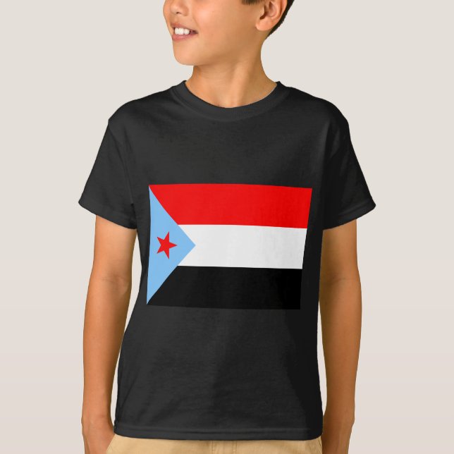 T-shirt Le Yémen du sud Flag (1967) (Devant)