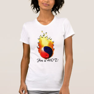 T-shirt le yinyangfire, le feu est CHAUD !