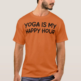 T-shirt le yoga est mon happy hour 1