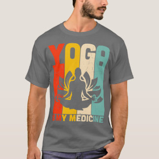 T-shirt Le yoga est mon médicamentTShirt