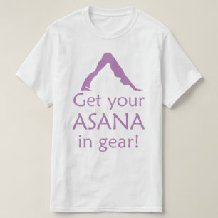 T-shirt Le yoga obtiennent votre Asana dans la vitesse