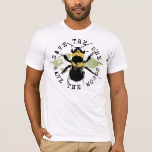 T-shirt Le yoga parlent : Sauvez les économies d'abeille