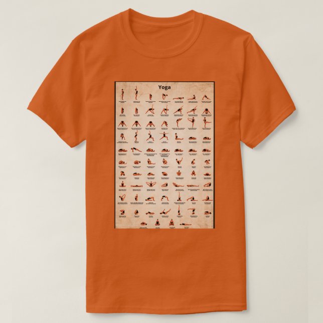 T-shirt Le yoga pose 3 (Design devant)